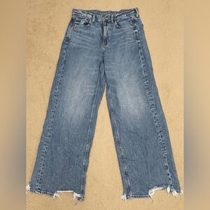 AE Super High-Waisted Baggy Wide-Leg Jean
